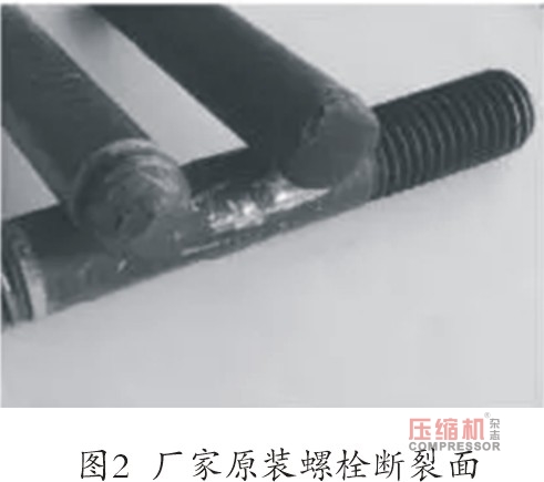 活塞壓縮機(jī)缸體連接螺栓斷裂故障處理