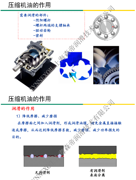 選用森帝壓縮機油，保障壓縮機設(shè)備