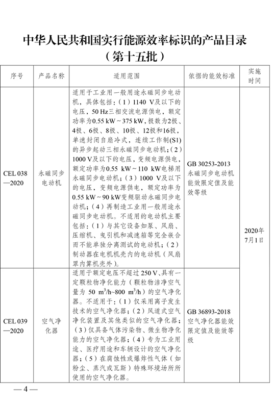 永磁同步電動(dòng)機(jī)7月1日正式納入能效標(biāo)識(shí)管理范疇