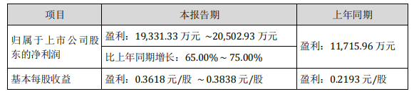 漢鐘精機(jī)2021上半年凈利潤(rùn)預(yù)計(jì)增長(zhǎng)70%